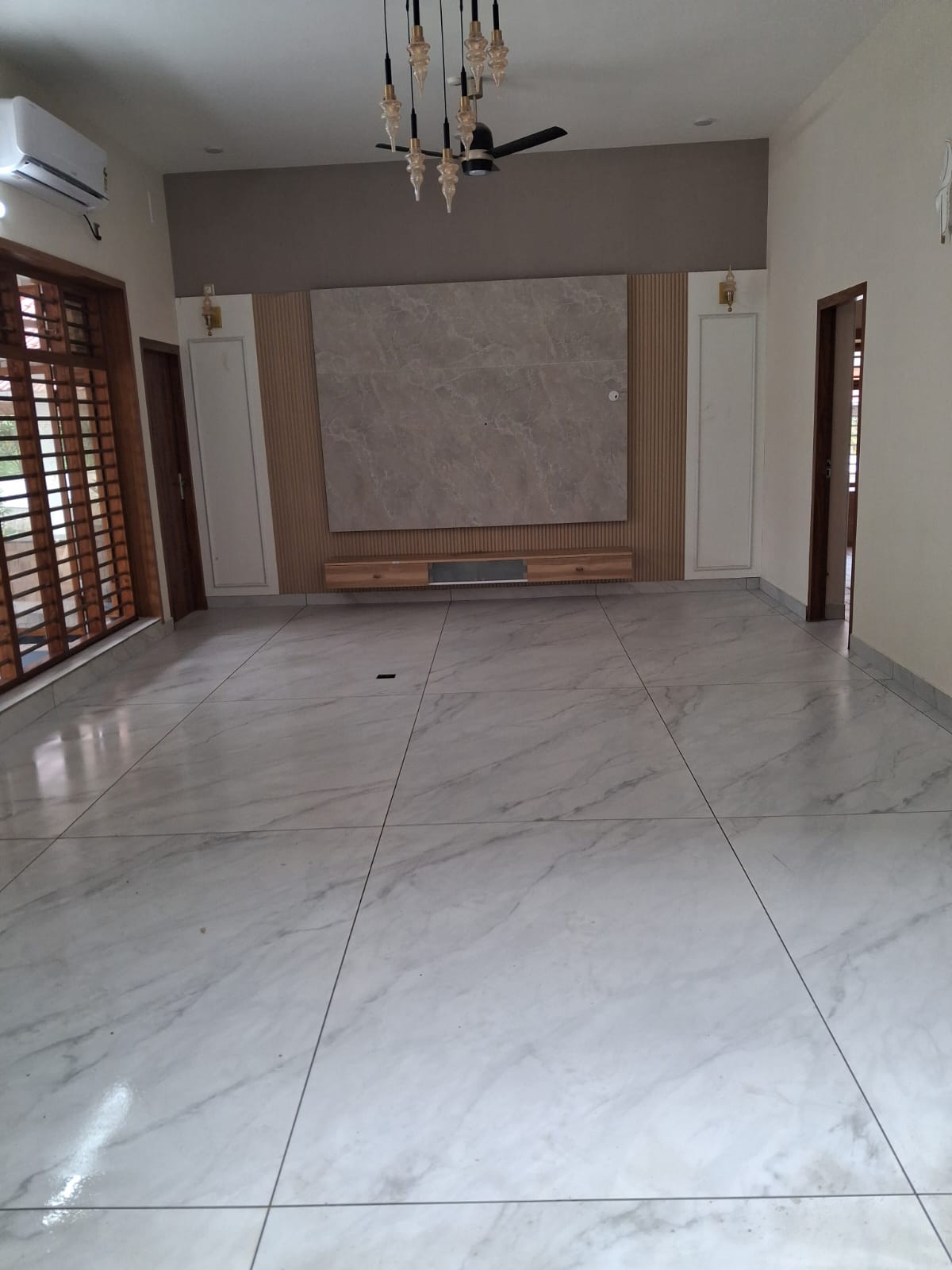 Modern living room flooring